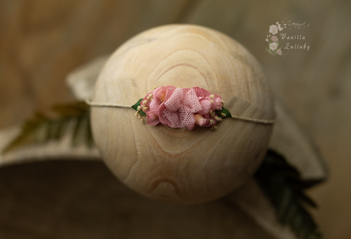 Floral Bow in blush